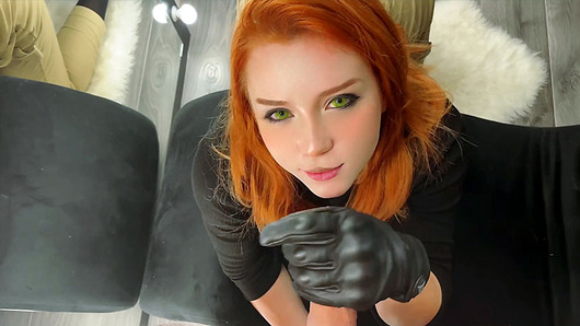 Stunning babe Sweetie Fox cosplays Kim Possible as she gets freaky with lucky stud Black Bull! She will sit on his hard cock and suck it until she gets that delicious cum!