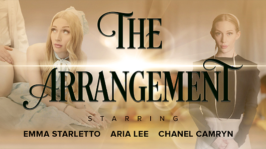 The Arrangement: Full Movie - In this Team Skeet Feature, see Emma go wild like never before. Her stepfather and stepmother, Jack and Ophelia, set up an arranged marriage for Emma, but she is not happy or willing to comply. Her stepbrother, Spikey, helps deflower Emma and impregnate her, stripping her of her purity. From there forward, Emma goes on a sexual journey of self-discovery. She fucks Dr. Mancini and makes friends with Aria, Chanel, and Joshua, letting loose in sensational group sex sessions. When it comes time for Jack to give his stepdaughter away to Clarke and to take Adrianna for himself, things get steamy quickly. The men inspect each other's stepdaughters and decide to get an early fuck sesh in. A story of lust, rule-breaking, and sexual freedom, The Arrangement is a Team Skeet Feature you can not miss. TeamSkeet video starring Aria Lee, Emma Starletto, Ophelia Kaan, Chanel Camryn and Adrianna Jade.