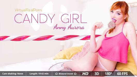 WARNING! If you watch this video you will automatically fall in love with Anny Aurora. Her long legs, her tiny natural tits, her eyes, her perfect pink little pussy... Everything in her is just amazing. And don't let her fool you, she might looks like an innocent sweet girl on the outside, but there's nothing more that she likes than push a dildo into her cunt and cum while you watch her and masturbates only a few centimeters of her warm body. Enjoy this VR porn scene in 180 degrees FOV and our awesome Binaural Sound in your Smartphone Cardboard, Samsung Gear VR, Oculus Rift & HTC Vive! (Video duration: 19:40 min)