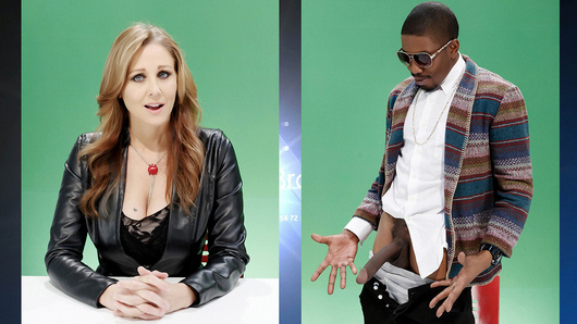 Nancy (Julia Ann) is a right-wing talk show host who's been on a moral crusade against big dicks for months now, and world-famous hip-hop mogul 2 Bangz (Isiah Maxwell) is on her show to defend big-dicked gentlemen everywhere. After trying to hold a calm and rational debate, he gets sick of Nancy's interruptions and whips it out right on live television! Entranced by the power of the big black cock, Nancy wraps her pretty lips around that fat dick, letting 2 Bangz fuck her big titties, her throat, and of course her wet MILF pussy. Now that's great TV!