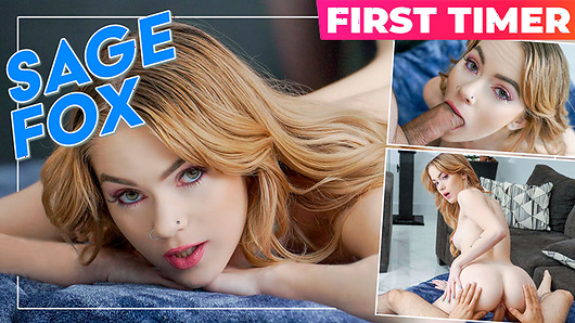 Sage Fox is new to the game, and Allen Swift is happy to give her a big warm welcome. She loves everything sloppy and is always looking to get down and dirty. Something tells us she'll go far in this industry - here's hoping!